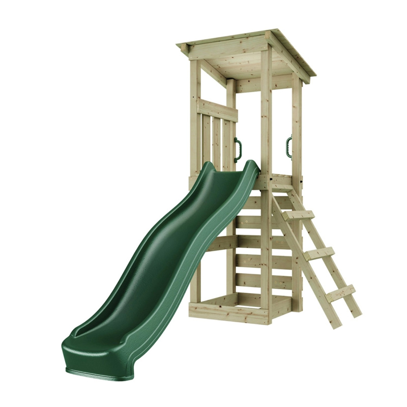 REBO Hrací věž Nizza, přírodní, 138,1 x 260,5 x 228,5 cm