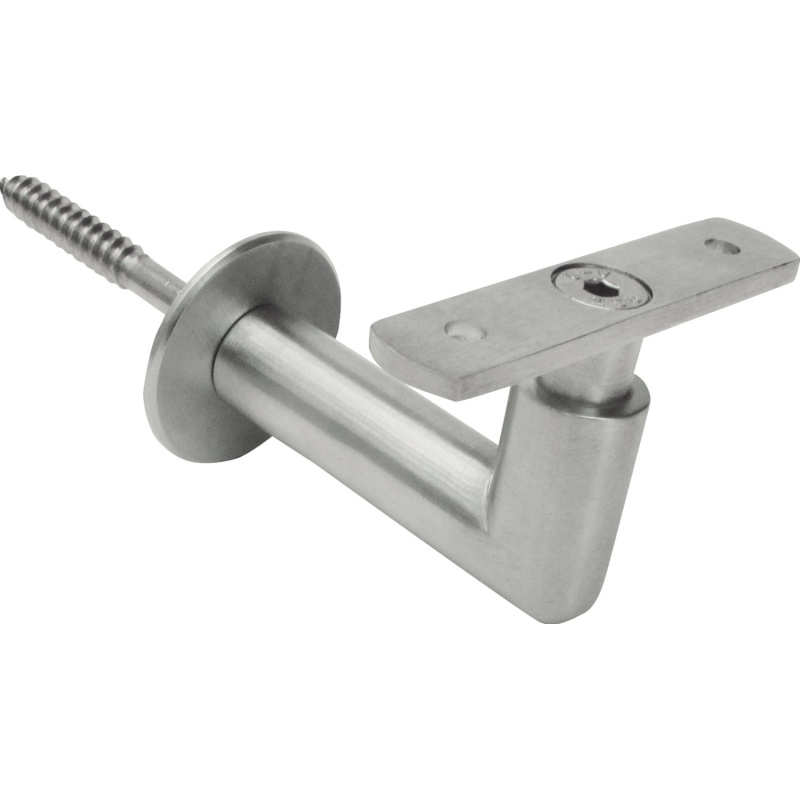 Konzola zábradlí ve tvaru L chrom matný