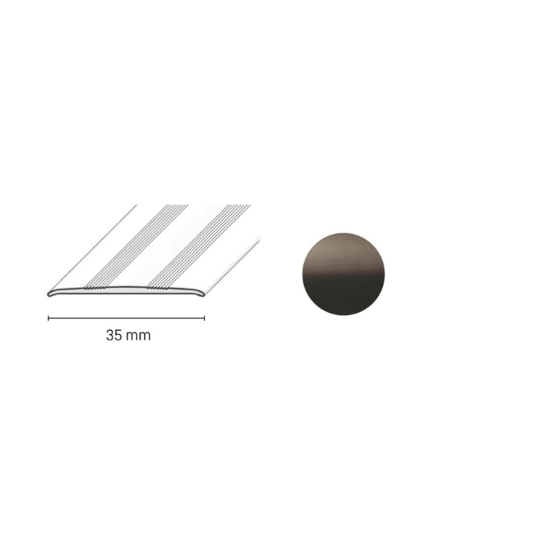 Döllken Profiles Přechodový profil DP 08 S samolepicí 35 x 1800 mm, bronzový
