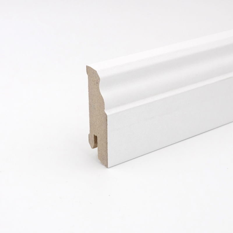 Dölken Profiles Soklová lišta White&Black Stil, bílá, 240 x 6 x 1,8 cm