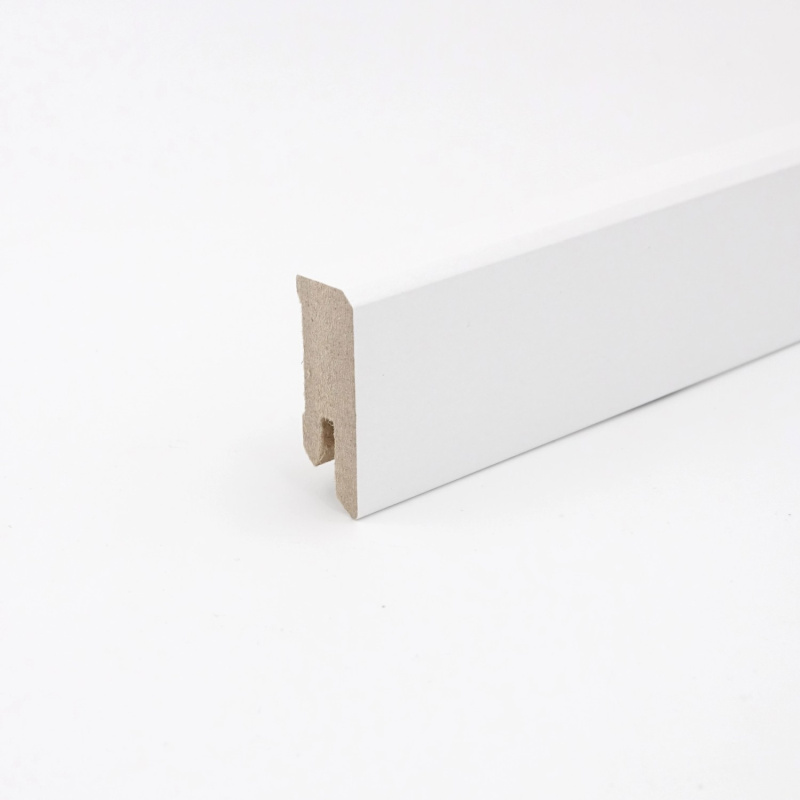 Döllken Soklová lišta White&Black Cubica bílá, 40 x 14 x 2400 mm