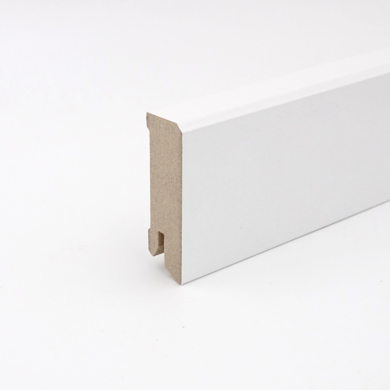 Soklová lišta White&Black Cubica bílá, 60 x 18 x 2400 mm