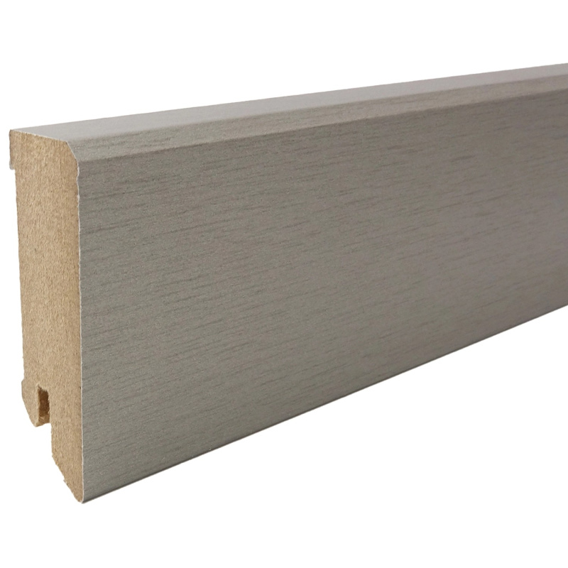 Döllken Profiles Soklová lišta White&Black Cubica, nerez. ocel, 240 x 6 x 1,8 cm