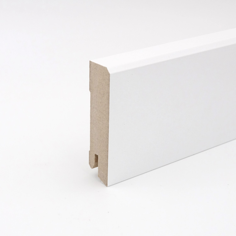 Soklová lišta White&Black Cubica bílá, 70 x 18 x 2400 mm