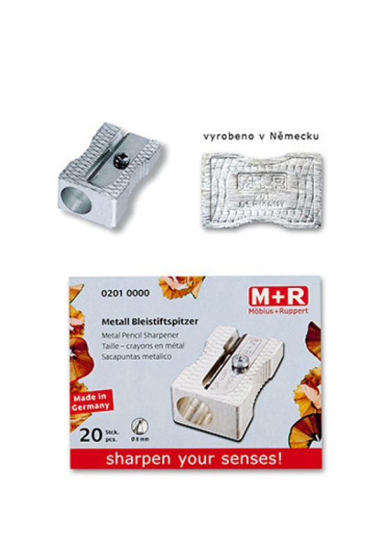 Ořezávátko M+R 201 kovové, stříbrné M+R