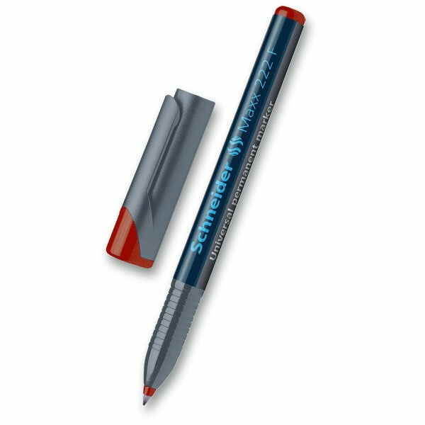 Permanentní popisovač Maxx 222 výběr barev, hrot 0,7 mm červená Schneider