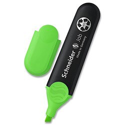 Zvýrazňovač Schneider Job zelený