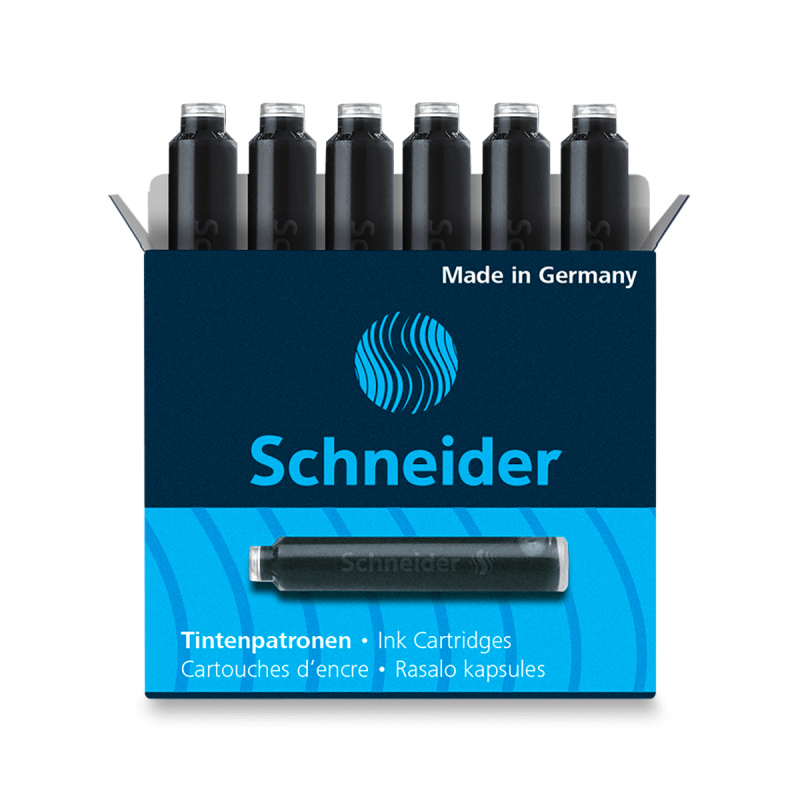 Inkoustové bombičky černé 6 ks Schneider