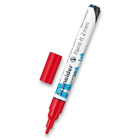 Akrylový popisovač Paint-It 310 2mm červená Schneider