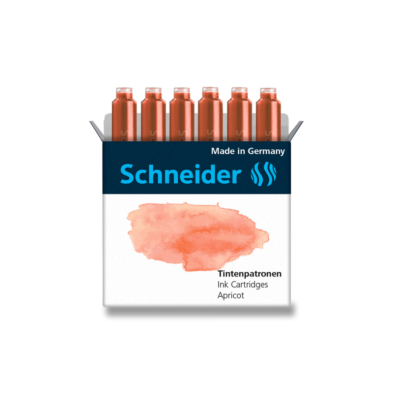 Inkoustové bombičky meruňkové 6ks Schneider