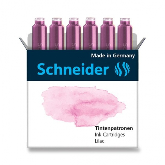 Inkoustové bombičky růžové 6ks Schneider