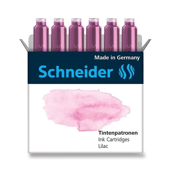 Inkoustové bombičky fialové 6ks Schneider