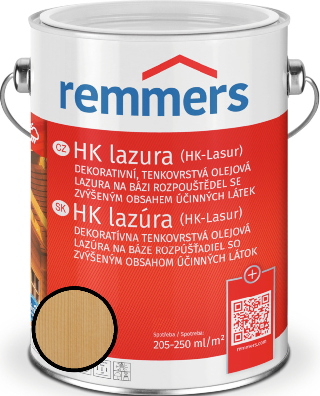 Lazura tenkovrstvá Remmers HK lazura farblos, 5 l