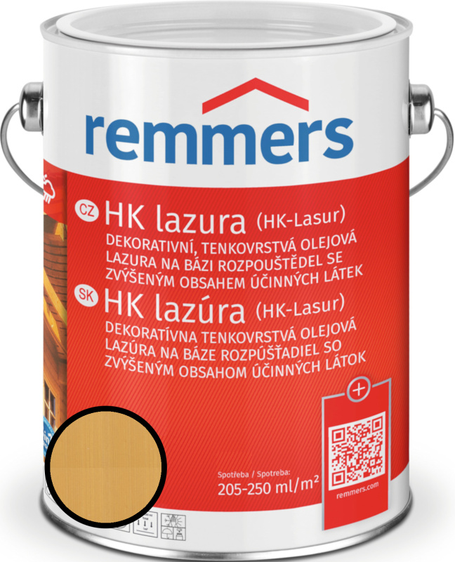 Lazura tenkovrstvá Remmers HK lazura hemlock, 0,75 l