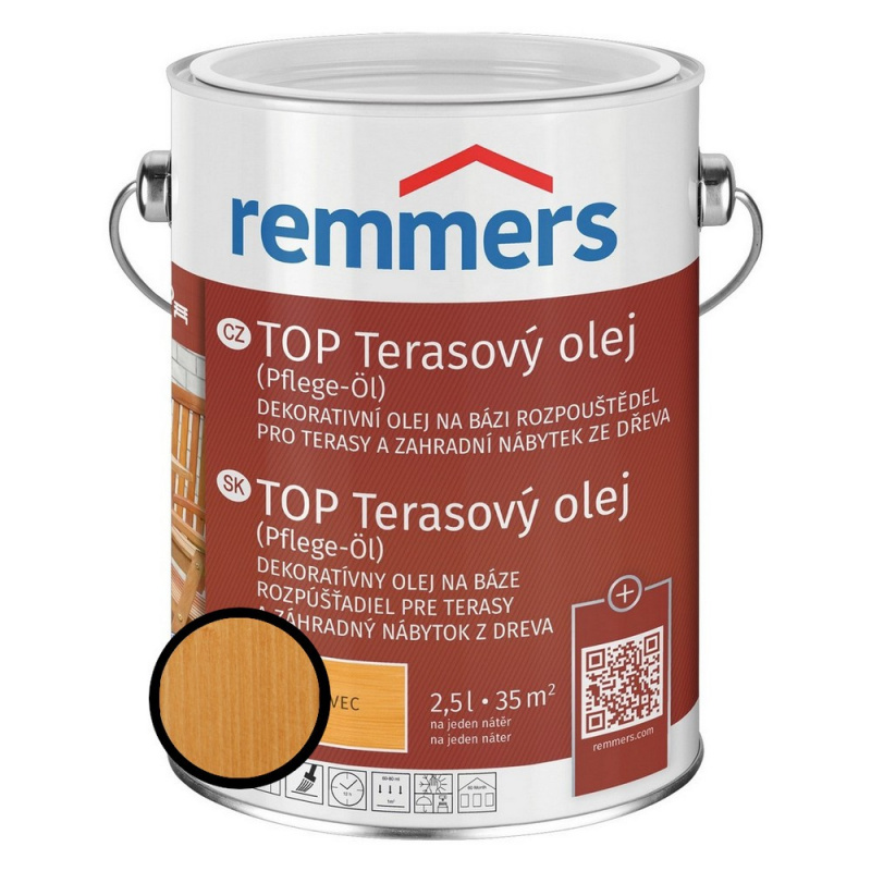 Olej terasový Remmers TOP modřín, 5 l