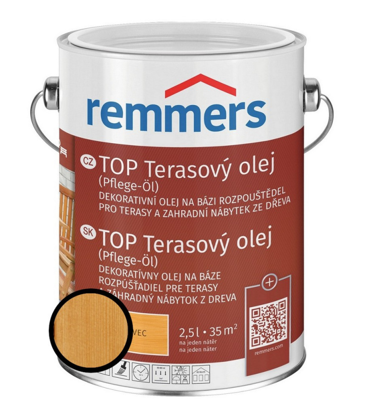 Olej terasový Remmers TOP bangkirai, 5 l