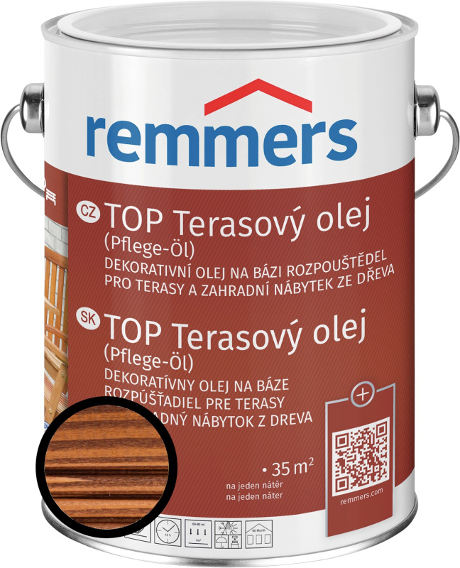 Olej terasový Remmers TOP ořech, 0,75 l
