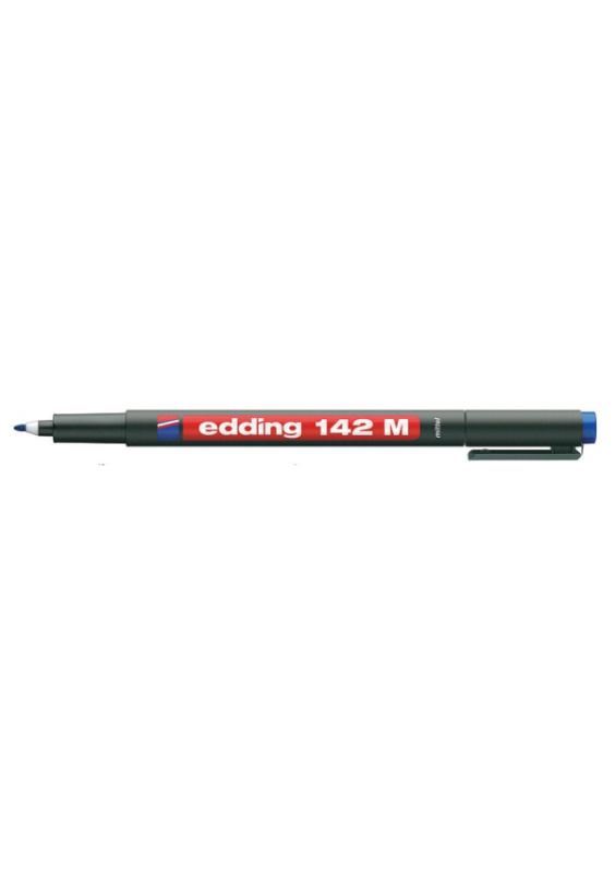 Popisovač na fólie edding 142 M - modrý, 1 mm