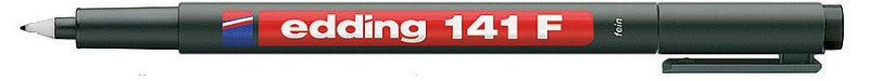 Popisovač na fólie Edding 141 F - černý, 0,6 mm