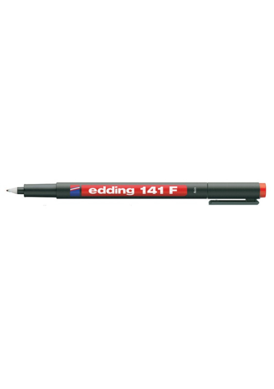 Popisovač na fólie Edding 141 F - červený, 0,6 mm