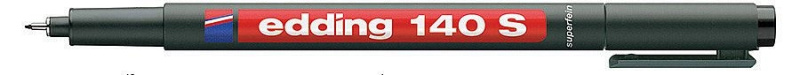 Popisovač na fólie Edding 140 S - černý, 0,3 mm
