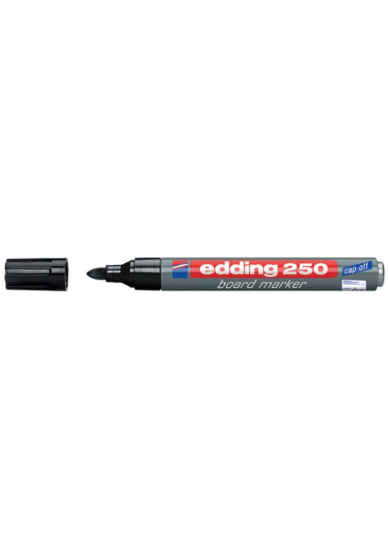 Popisovač EDDING 250 na bílé tabule, černý EDDING