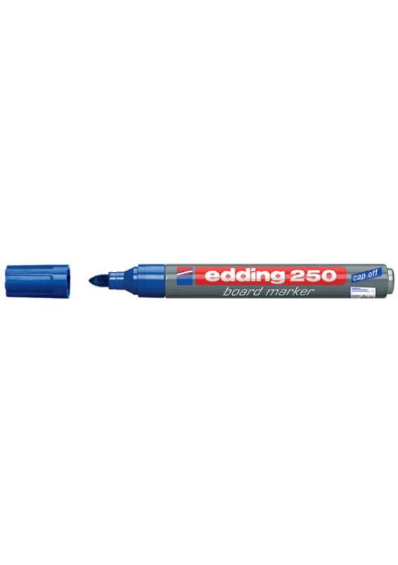 Popisovač EDDING 250 na bílé tabule, modrý EDDING