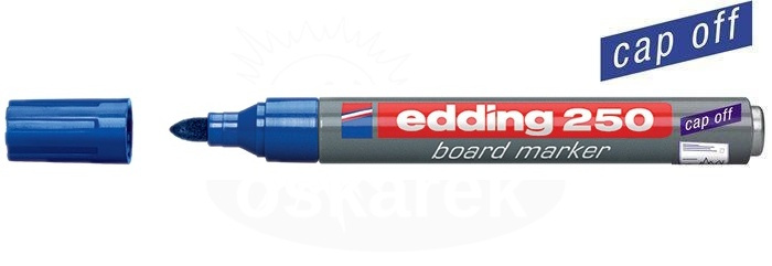 Popisovač EDDING 250 na bílé tabule, modrý EDDING