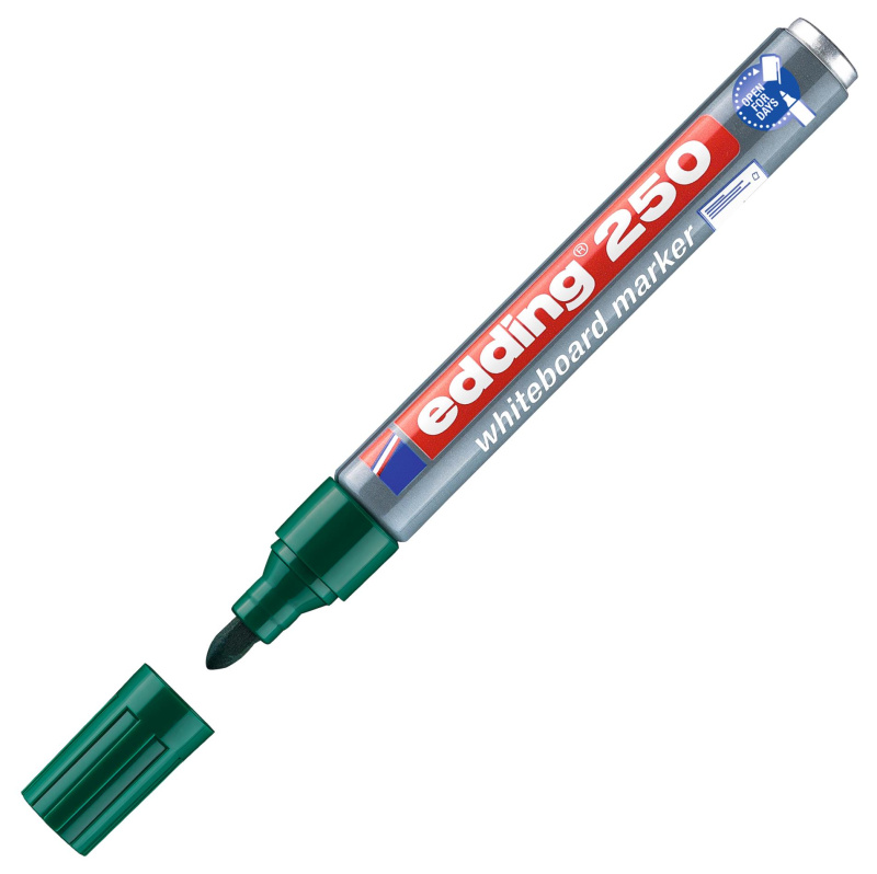 Popisovač EDDING 250 na bílé tabule, zelený EDDING