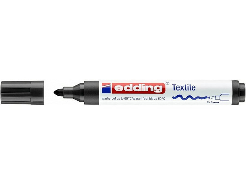 Popisovač na textil Edding 4500 černý