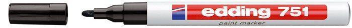 Popisovač lakový Edding 751 - černý