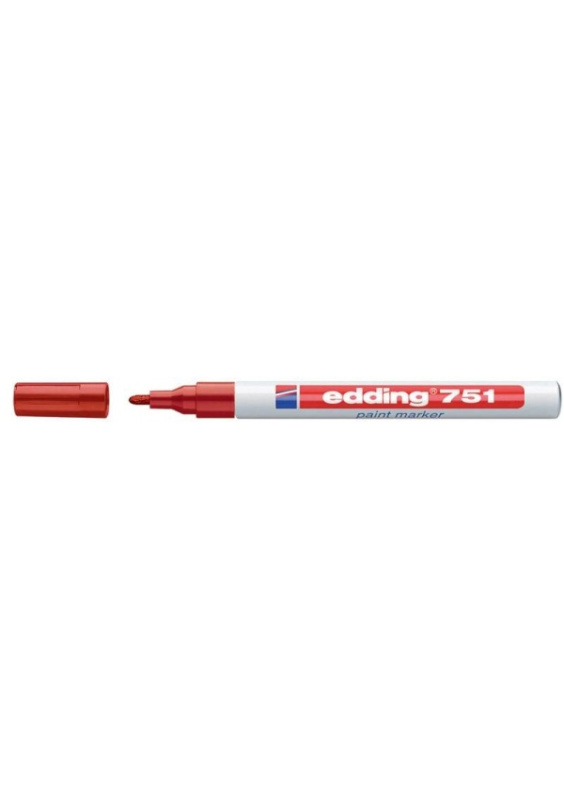 Popisovač lakový Edding 751 - červený