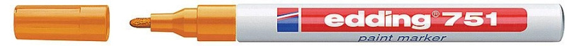 Lakový popisovač edding 751 - oranžový