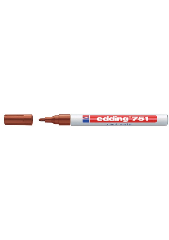 Lakový popisovač edding 751 - hnědý