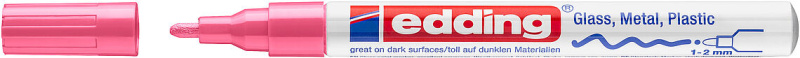 Lakový popisovač edding 751 - růžový