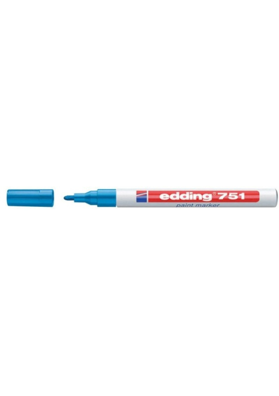 Lakový popisovač edding 751 - světle modrý