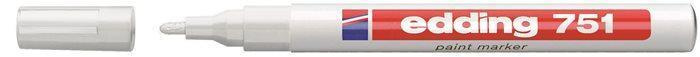 Popisovač lakový Edding 751 - bílý