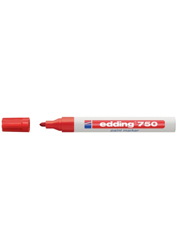 Popisovač lakový Edding 750 - červený