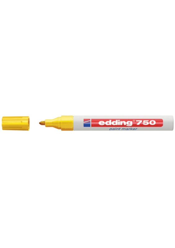 Popisovač lakový Edding 750 - žlutý