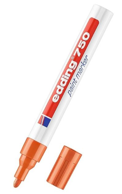 Lakový popisovač Edding 750 - oranžový