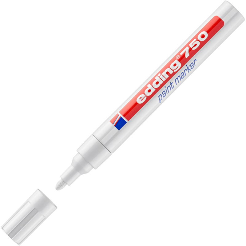 Popisovač lakový Edding 750 - bílý