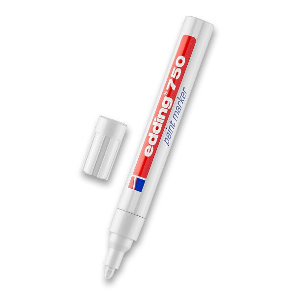 Popisovač lakový Edding 750 - bílý