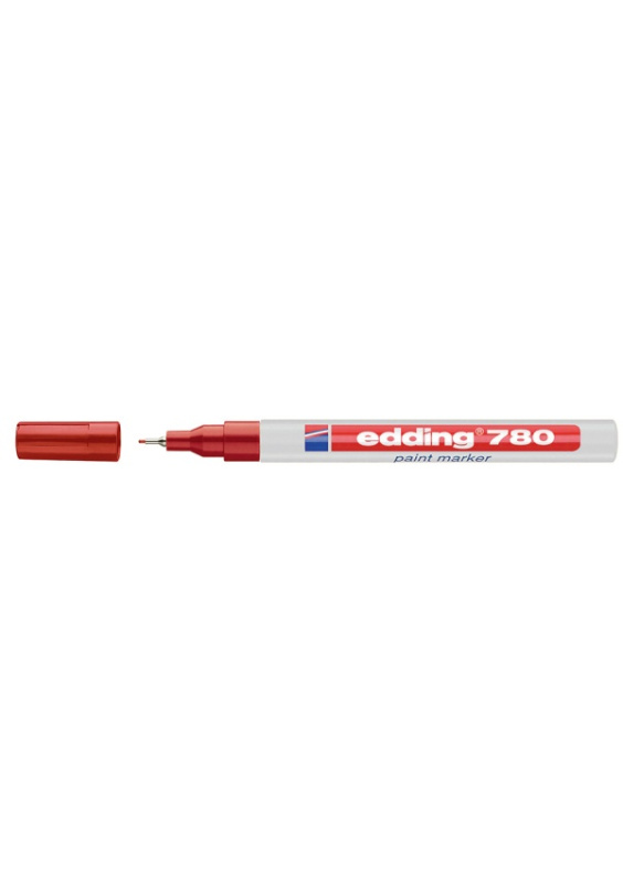 Lakový popisovač Edding 780 - červený