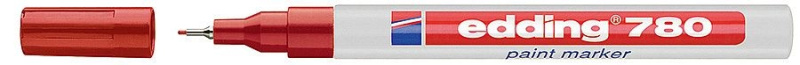 Lakový popisovač Edding 780 - červený