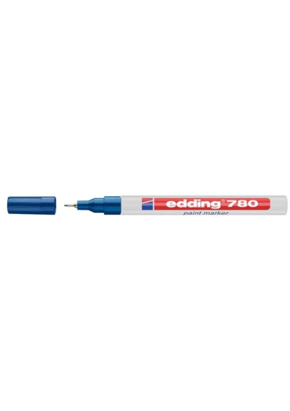 Lakový popisovač Edding 780 - modrý