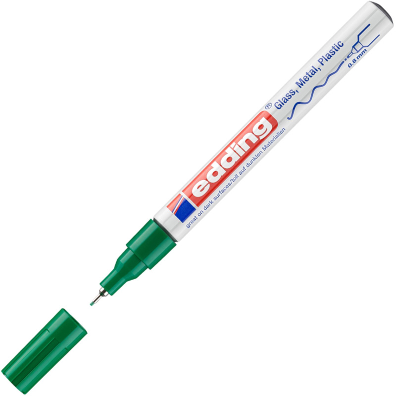 Lakový popisovač Edding 780- zelený