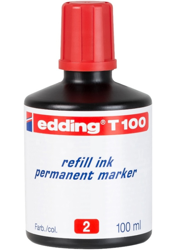 Inkoust EDDING T 100, červený EDDING