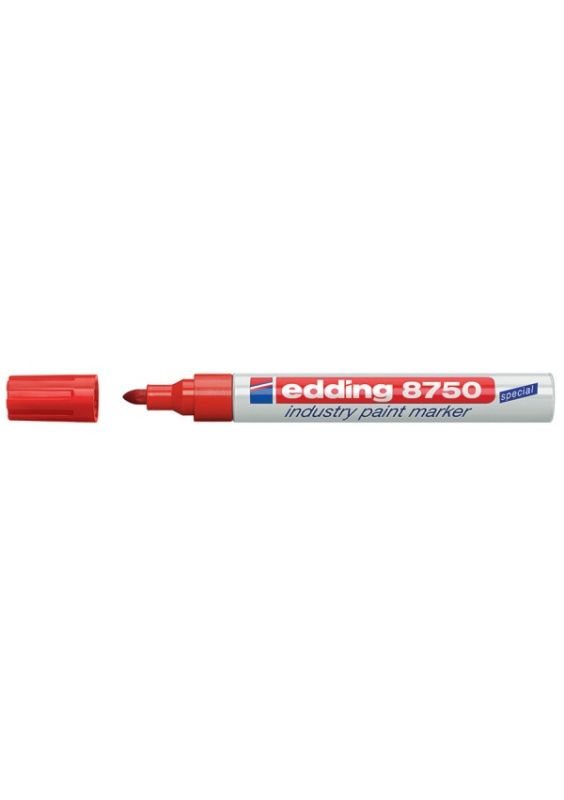 Lakový popisovač Edding 8750 - červený