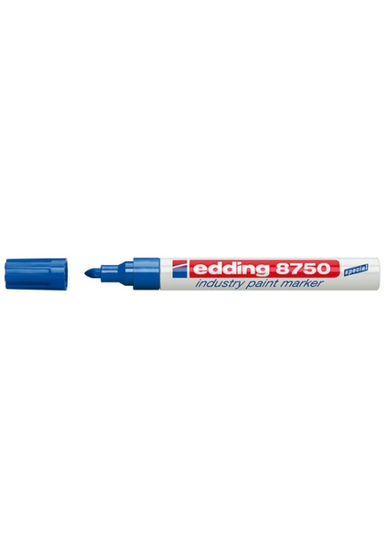 Popisovač Edding 8750, lakový, modrý