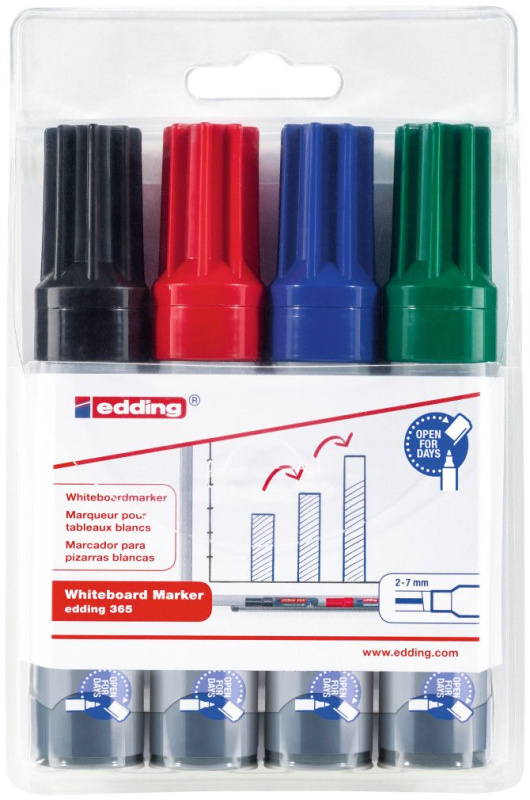 Tabulový popisovač EDDING 365, sada 4 ks EDDING